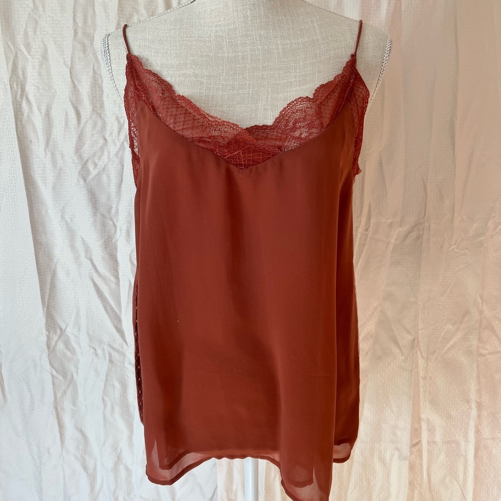 Lace trim camisole